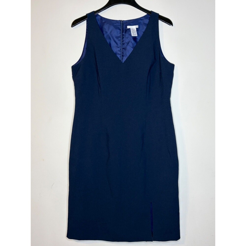 Unbranded Women's Blue Lined Dress Size 12